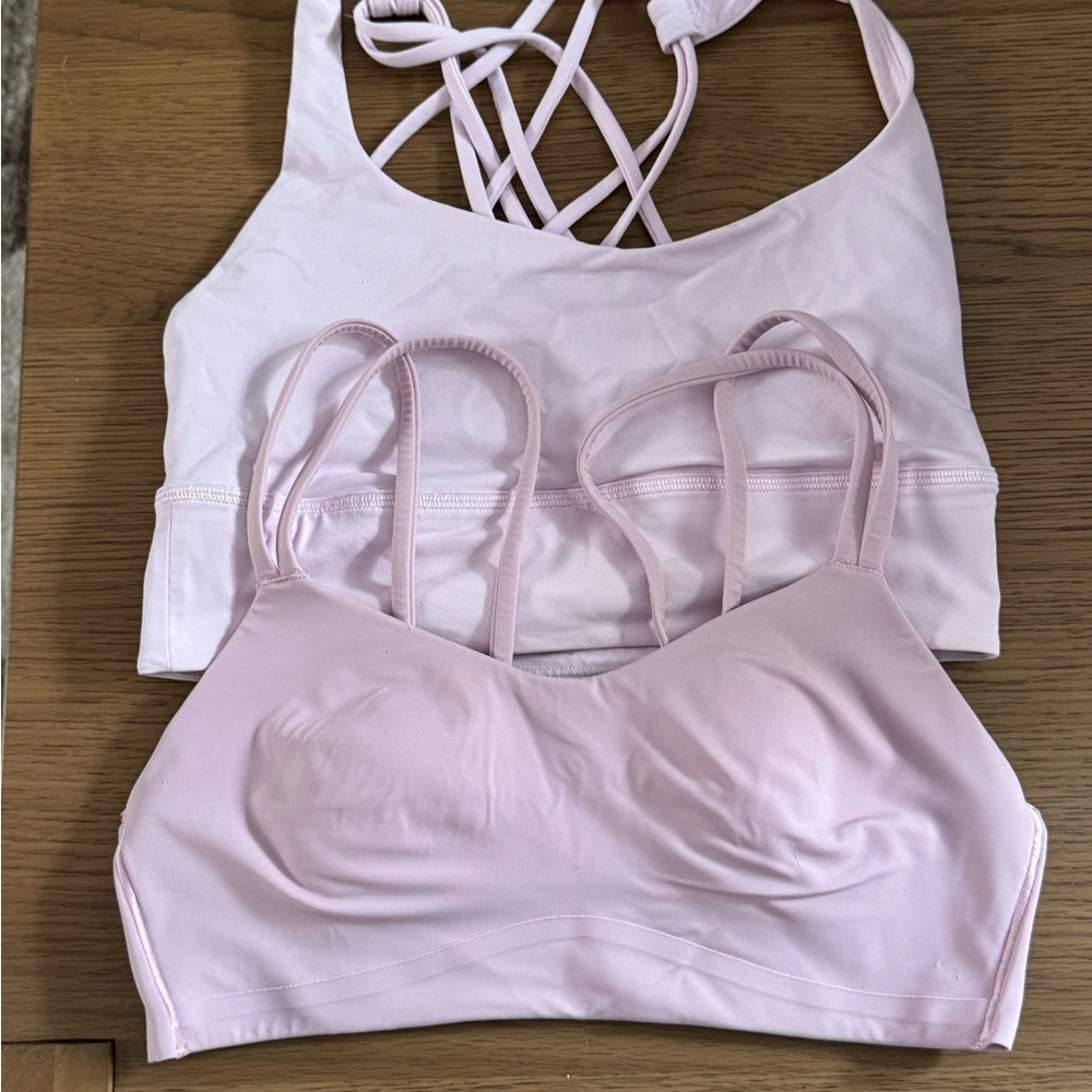Pink Lululemon Sports Bras